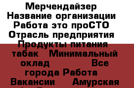 Мерчендайзер › Название организации ­ Работа-это проСТО › Отрасль предприятия ­ Продукты питания, табак › Минимальный оклад ­ 41 000 - Все города Работа » Вакансии   . Амурская обл.,Благовещенск г.